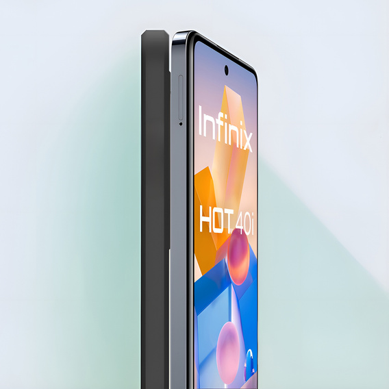 Telefontok a Infinix Hot 40i, Silicone Lite, fekete