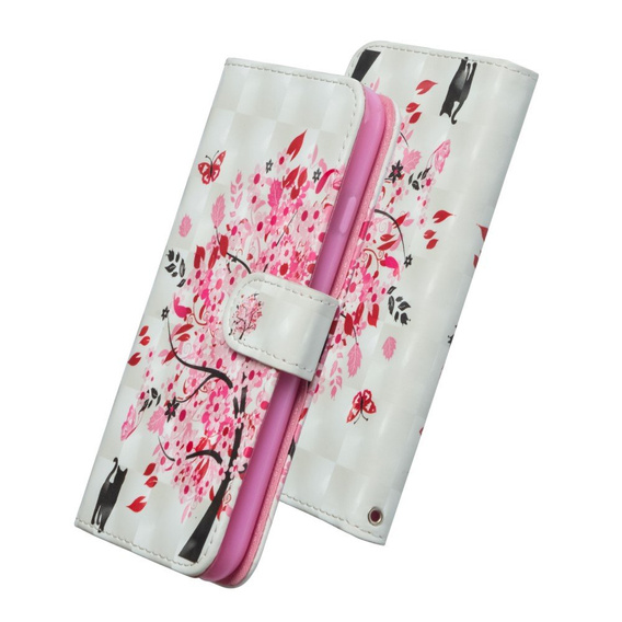Pattintható tok a Samsung Galaxy A10, Wallet, Cat & Tree