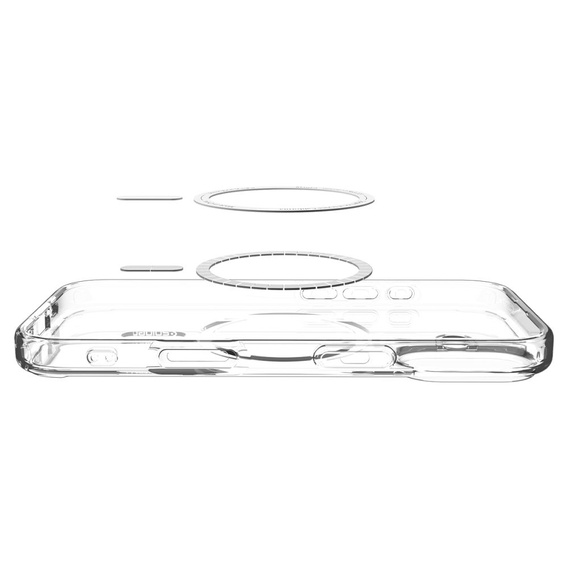 Spigen Ultra Hybrid MagSafe tok iPhone 17 készülékhez, fagyos fehér