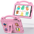 Gyermek tok iPad mini 7.9" 2019/2015/2014/2013/2012 (5/4/3/2/1 gen.), Cute Patterns, állvánnyal, rózsaszín