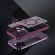 Tok iPhone 14 Pro Max, ERBORD Impact Guard, MagSafe, bordó