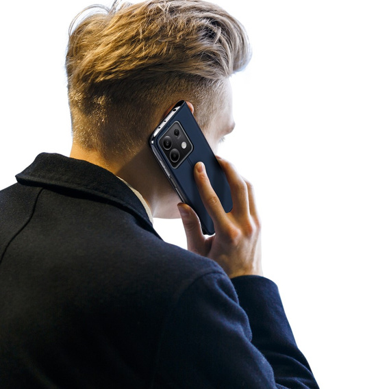 Dux Ducis Telefontok a Xiaomi Redmi Note 13 5G, Skinpro, sötétkék