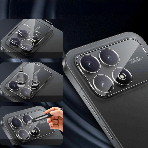 2x ERBORD edzett üveg képernyővédő a Xiaomi Poco F8 Pro készülékhez