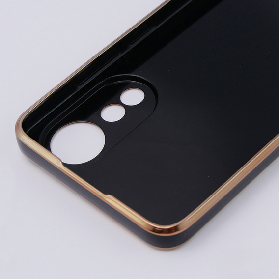 Tojás Oppo A78 4G, Glamour CamShield, fekete