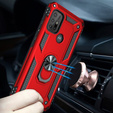 Páncélozott telefontok a Motorola Moto G10/G30, Nox Case Ring, piros