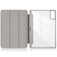 Tok Xiaomi Redmi Pad SE 11", Smartcase Hybrid, tolltartó résszel, fehér