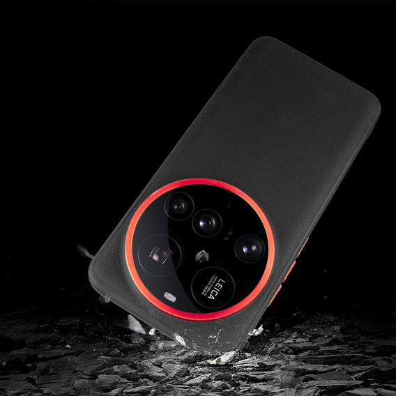 Bőr tok Xiaomi 15 Ultra, leather hybrid, fekete