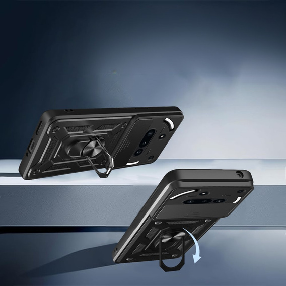 Telefontok a Nothing Phone 3a, CamShield Slide, fekete