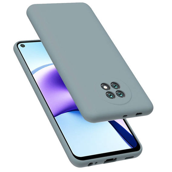 Telefontok a Xiaomi Redmi Note 9T 5G, Silicone Lite, levendula szürke