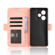 Pattintható tok a Realme GT 7 / 7T, Card Slot, rózsaszín