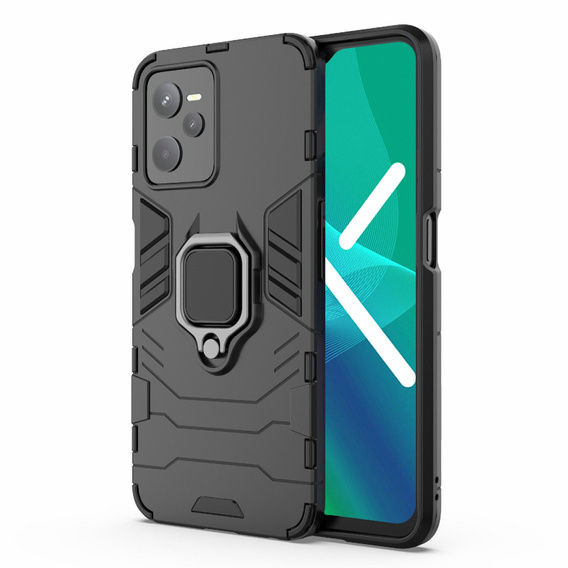 Telefontok a Realme C35, Kickstand Ring, fekete