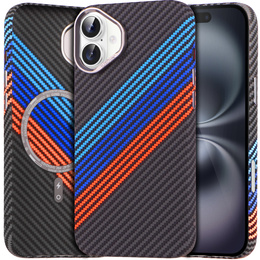 Tok iPhone 16 Plus, Carbon Fiber MagSafe, sötétkék
