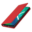 Bőr tok a Samsung Galaxy S20 FE, ERBORD Grain Leather, piros