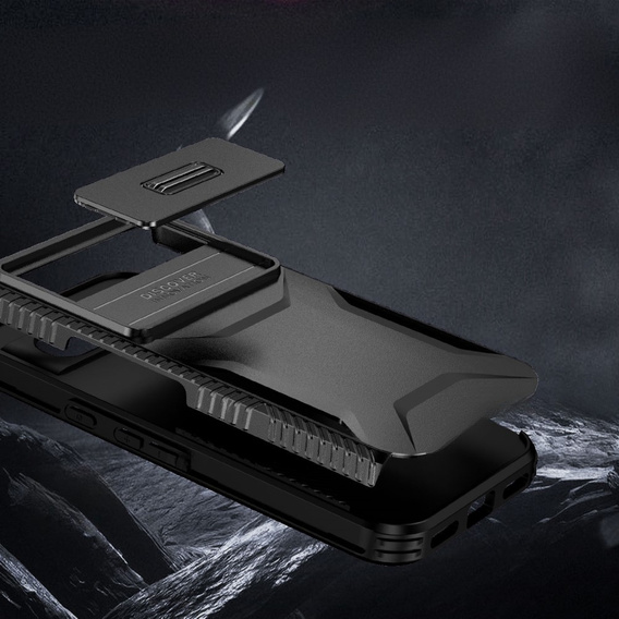 Tok Google Pixel 8a, Slide Lens Lid, fekete