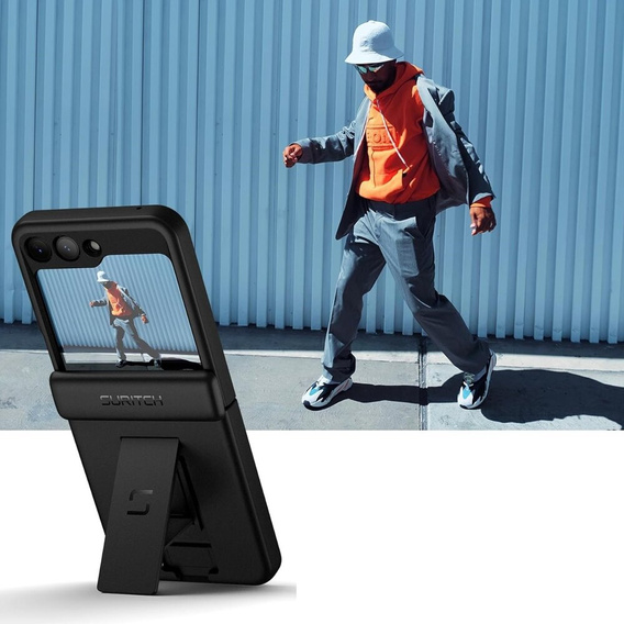 Telefontok a Samsung Galaxy ZFlip 5, Suritch Full Body, fekete