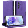 Telefontok a Samsung Galaxy A55, ERBORD Vintage, lila + üveg a képernyőhöz
