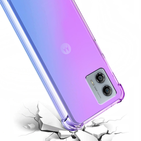 Tok Motorola Moto G53 5G, Gradient Dropproof, Lila / kék