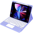 Tok + billentyűzet iPad Air 10.9 4 2020 / 5 2022, Touchpad, lila
