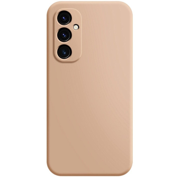 A tok Samsung Galaxy A15, Silicone Lite, rózsaszín + 9H üveg