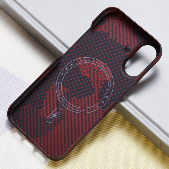 Tok iPhone 16 hoz, Aramid Fiber MagSafe, piros