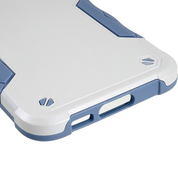 Páncélozott tok a Samsung Galaxy S23 Plus, Dual-Layer, fehér