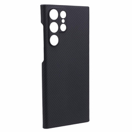 Tok Samsung Galaxy S22 Ultra, Aramid Fiber Cover, fekete