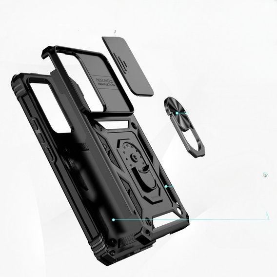 Telefontok a Xiaomi 12T 5G / 12T Pro 5G, CamShield Slide, fekete