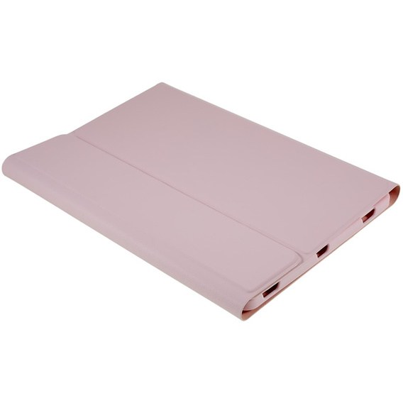 Tok + billentyűzet Samsung Galaxy Tab S7 T870/T875 / S8, Pen Slot, rózsaszín rose gold