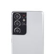Fém kamerafedél Samsung Galaxy S21 Ultra készülékhez, kék