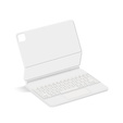Billentyűzet tok iPad Air 11" 2024, Magnetic Keyboard Touchpad, fehér