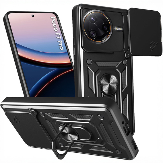 Telefontok a Xiaomi Poco F7 Pro, CamShield Slide, fekete