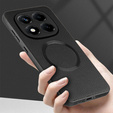 Telefontok a Xiaomi Redmi Note 14 Pro 5G, Leather Hybrid MagSafe, fekete