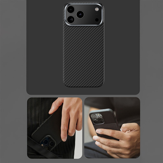 BENKS Kevlar Armor Air Carbon Fiber 600D A070 to MagSafe tok iPhone 17 Pro Max számára