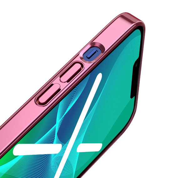 Telefontok a iPhone 13 Pro Max, ERBORD Hybrid MagSafe Case, kék
