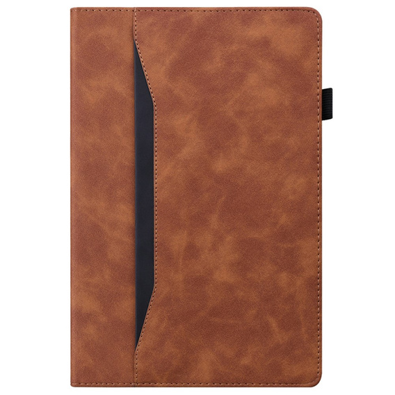 Tok Xiaomi Pad 7, Classic, tolltartóval, barna