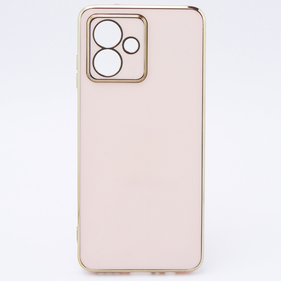 Tojás Motorola Moto G54 5G, Glamour CamShield, rózsaszín rose gold