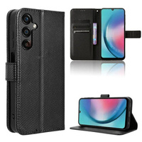 Pattintható tok a Samsung Galaxy M55 5G, Wallet Smart Magnet, fekete