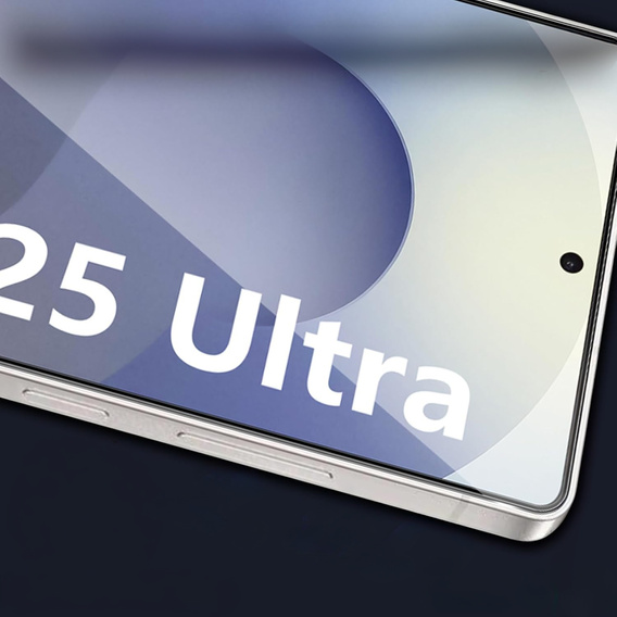 3D edzett üveg Samsung Galaxy S25 Ultra készülékhez, fekete keret