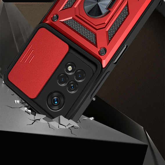 Telefontok a Xiaomi Redmi Note 11 Pro 4G, CamShield Slide, piros