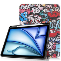 Tok Apple iPad Air 11" 6 gen. 2024 (A2902, Smartcase, graffiti