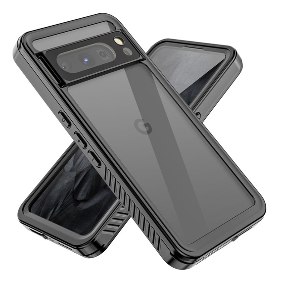 IP68 vízálló tok a Google Pixel 8 Pro, fekete