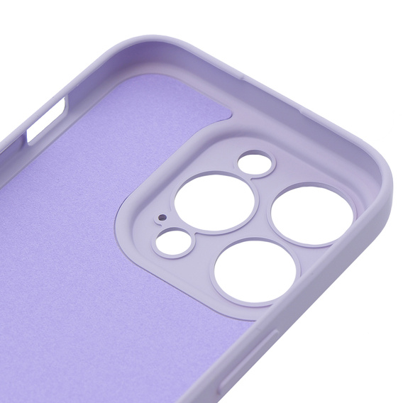 Telefontok a iPhone 15 Pro, Silicone Lite, lila