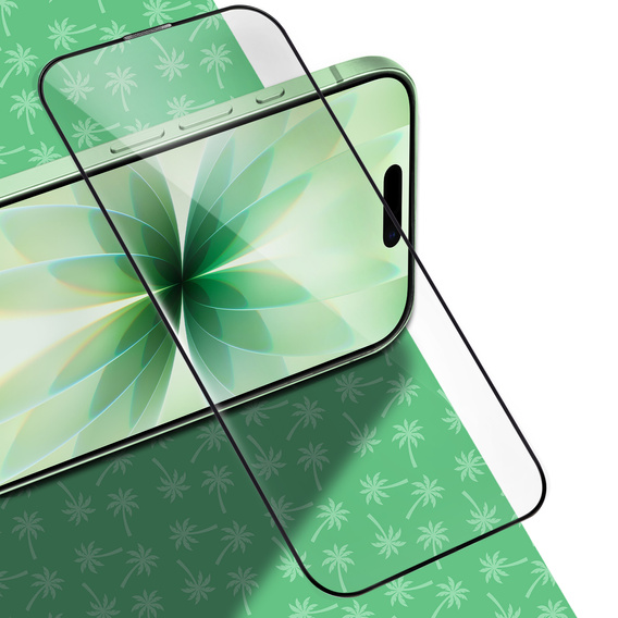 5D Smart Palm teljes ragasztós edzett üveg iPhone 17 / 16 Pro készülékekhez