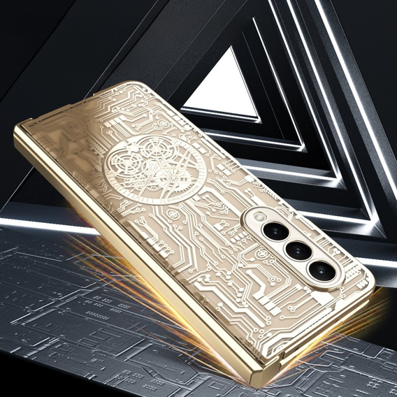 Tok Samsung Galaxy Z Fold 4 5G, Mechanical Legend, arany