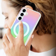 Tok a Samsung Galaxy A16, Fusion Hybrid, MagSafe-hoz, többszínű + üveg a képernyőhöz