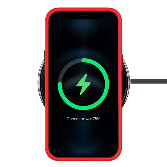 Telefontok a iPhone 13 Pro, ERBORD Hybrid Case, piros
