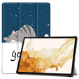 Tok Samsung Galaxy Tab S9 Plus, Smartcase, sleeping cat