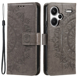 Pattintható tok a Xiaomi Redmi Note 13 Pro+, Mandala, szürke