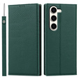 Bőr tok a Samsung Galaxy S23 Plus, ERBORD Grain Leather, zöld
