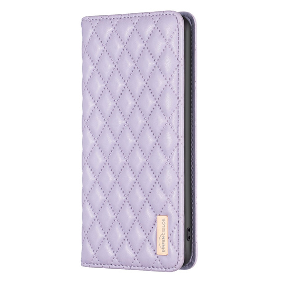 Pattintható tok a Samsung Galaxy A35 5G, Wallet, BINFEN COLOR, lila
